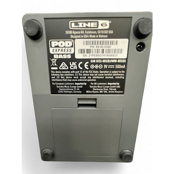 Used Line 6 POD Express Bass Effect Processor