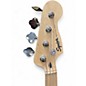 Used Squier Precision Bass Surf Green Electric Bass Guitar