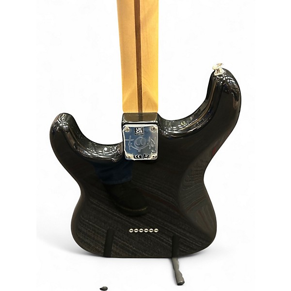 Used Fender Tom Delonge Signature Stratocaster Black Solid Body Electric Guitar