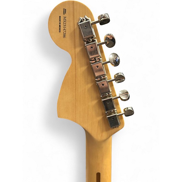 Used Fender Tom Delonge Signature Stratocaster Black Solid Body Electric Guitar