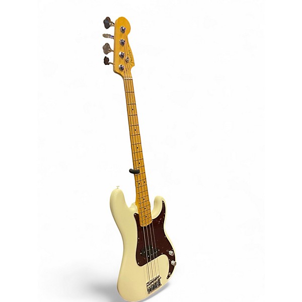 Used Fender American Professional II Precision Bass Olympic White Electric Bass Guitar