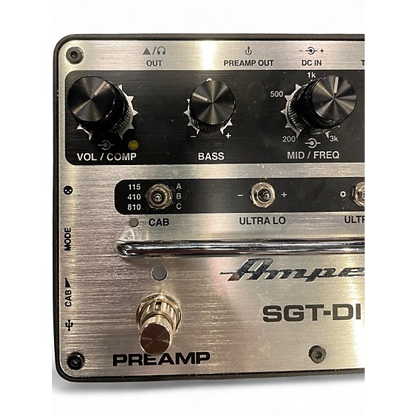 Used Ampeg SGT-DI All-in-One Bass Box Effects Pedal Bass Effect Pedal
