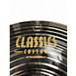 Used MEINL 16in CLASSIC CUSTOM HEAVY DARK  CRASH Cymbal