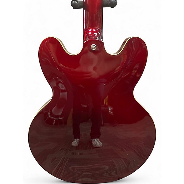 Used Epiphone Riviera Sparkling Burgundy Hollow Body Electric Guitar