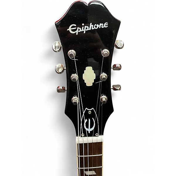 Used Epiphone Riviera Sparkling Burgundy Hollow Body Electric Guitar