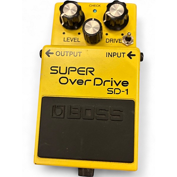 Used BOSS SD1 Super Overdrive Keeley Mod Effect Pedal