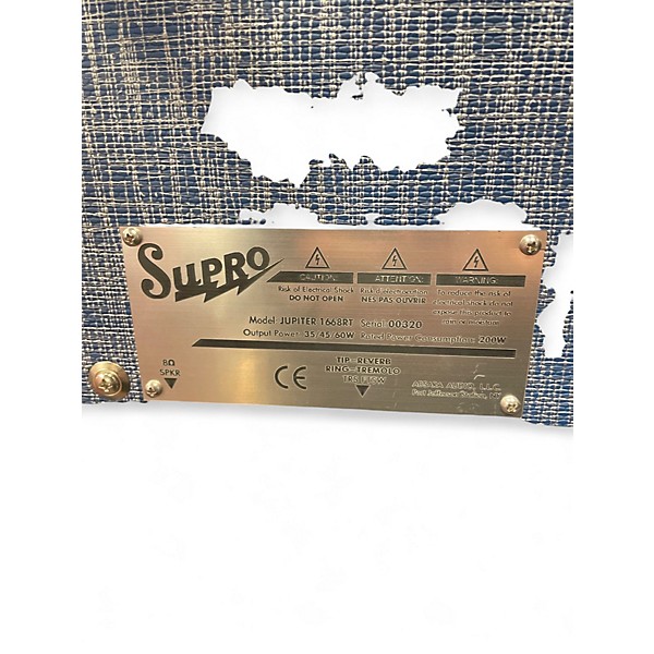 Used Supro JUPITER 1668RT Tube Guitar Combo Amp