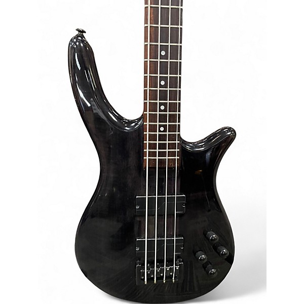 Used Spector NS94 Trans Black Electric Bass Guitar