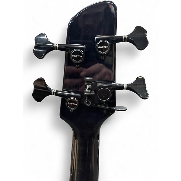 Used Spector NS94 Trans Black Electric Bass Guitar