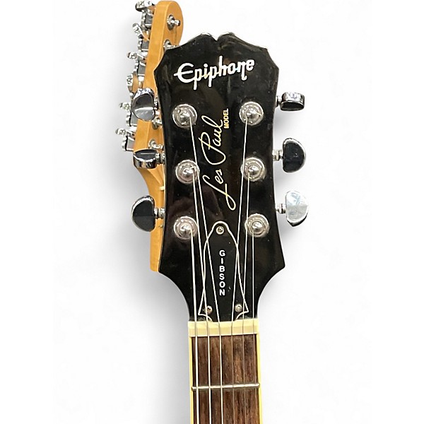 Used 2004 Epiphone LES PAUL STANDARD ICED TEA Solid Body Electric Guitar