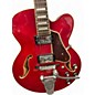 Used Ibanez AFS75T Artcore Bigsby RED Hollow Body Electric Guitar