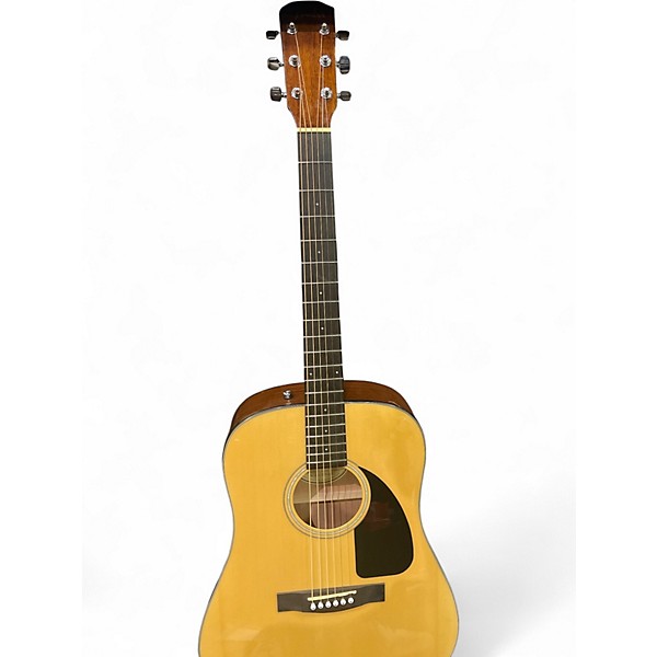 Used Fender CD60 Dreadnought Natural Acoustic Guitar