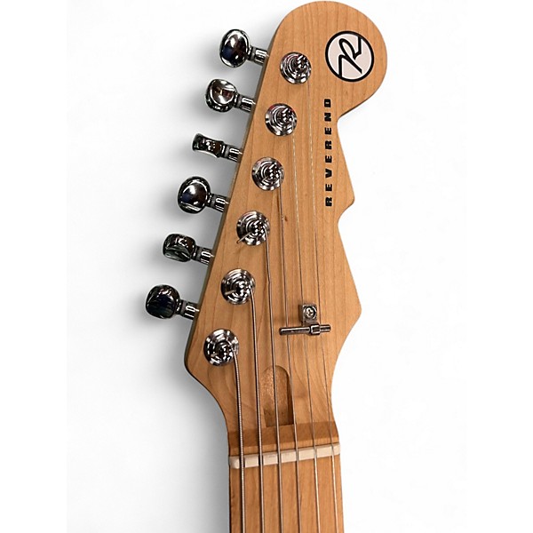 Used Reverend DESCENT BARITONE Black Baritone Guitars