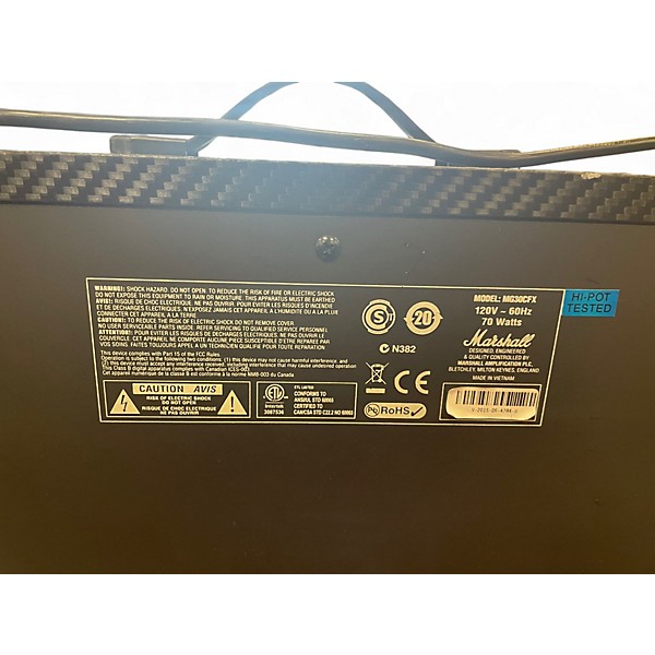 Used Marshall MG30CFX 1x10 30W Guitar Combo Amp