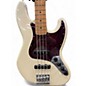 Used Fender PP ACTIVE JAZZ BASS MN OLP Antique Ivory Electric Bass Guitar