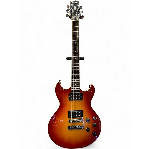 Used Fender Flame 3 Tone Sunburst Solid Body Electric Guitar