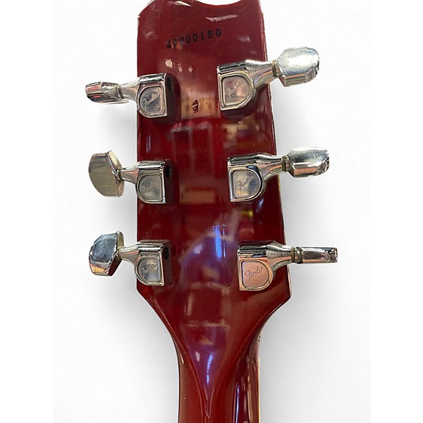 Used Fender Flame 3 Tone Sunburst Solid Body Electric Guitar