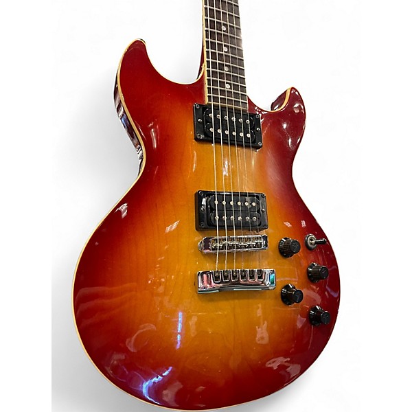 Used Fender Flame 3 Tone Sunburst Solid Body Electric Guitar