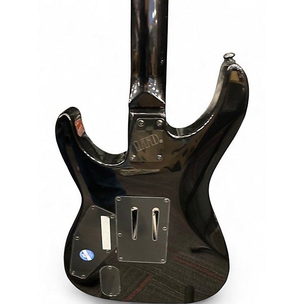 Used ESP LTD Kirk Hammett Signature White Zombie Graphic Solid Body Electric Guitar