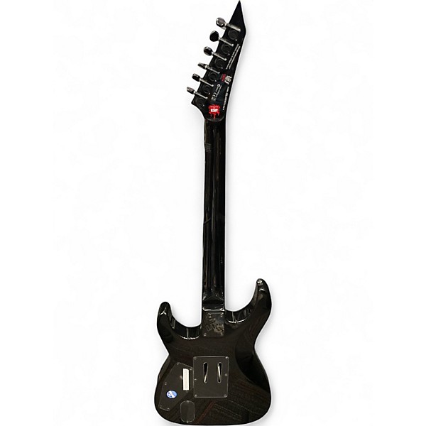 Used ESP LTD Kirk Hammett Signature White Zombie Graphic Solid Body Electric Guitar