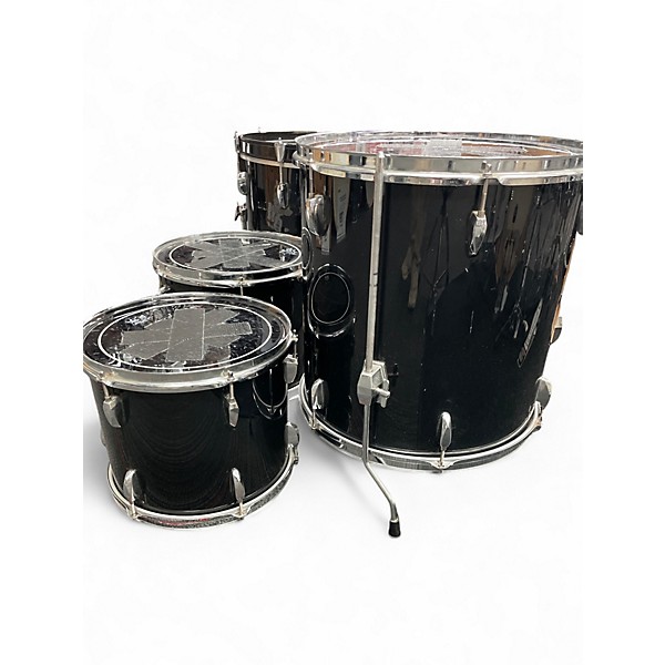Used Pearl 4 Piece Forum Black Drum Kit