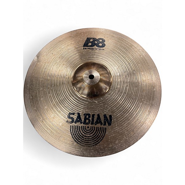 Used SABIAN 14in B8 Pro Hi Hat Pair Cymbal