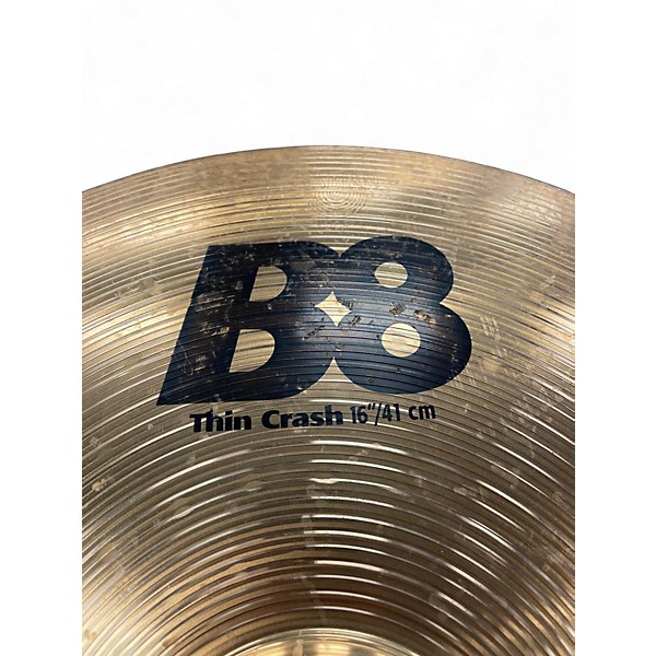 Used SABIAN 16in B8 Thin Crash Cymbal