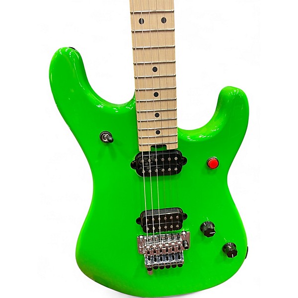 Used EVH 5150 Series Standard Slime Green Solid Body Electric Guitar