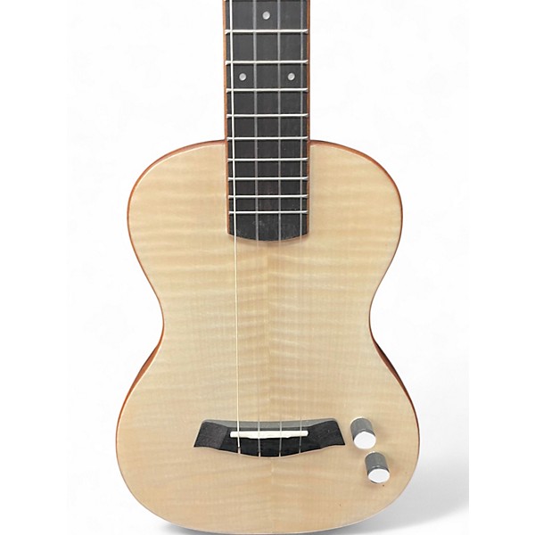 Used Kala KA-SB-MAP-T solid body electric tenor Natural Ukulele