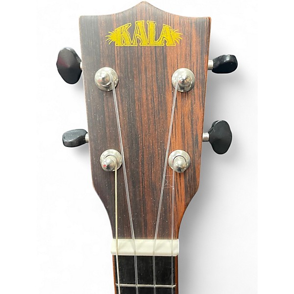 Used Kala KA-SB-MAP-T solid body electric tenor Natural Ukulele