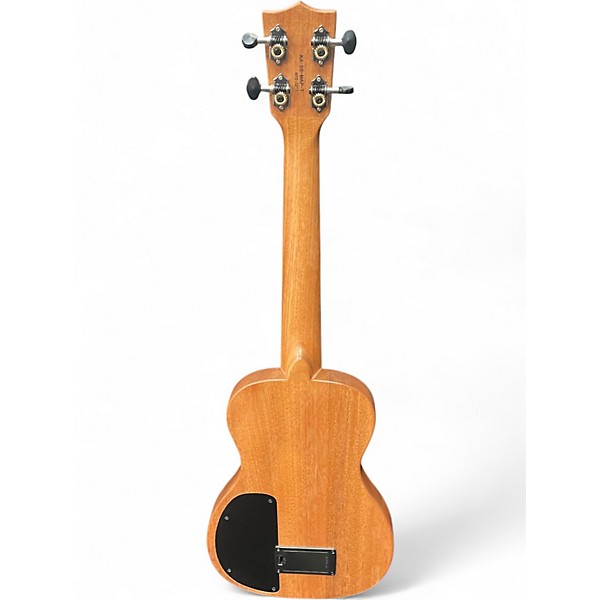 Used Kala KA-SB-MAP-T solid body electric tenor Natural Ukulele