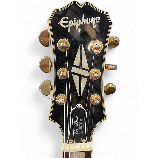 Used Epiphone SG CUSTOM Vintage Yellow Solid Body Electric Guitar