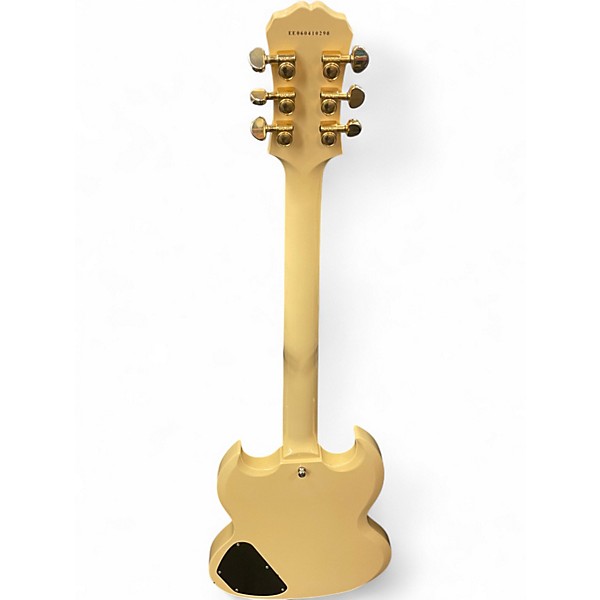 Used Epiphone SG CUSTOM Vintage Yellow Solid Body Electric Guitar