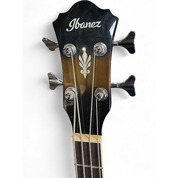 Used Ibanez AEB10E Dark Violin Sunburst Acoustic Bass Guitar