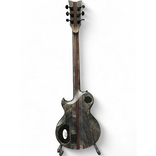 Used Schecter Guitar Research Solo-II SLS Elite Evil Twin Satin Black Solid Body Electric Guitar