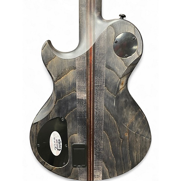 Used Schecter Guitar Research Solo-II SLS Elite Evil Twin Satin Black Solid Body Electric Guitar