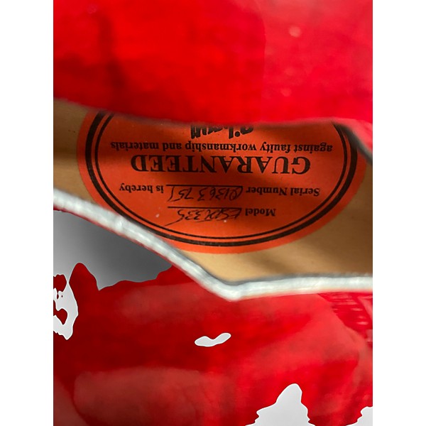 Used Gibson ES335 Figured Gold Hardware Heritage Cherry Hollow Body Electric Guitar