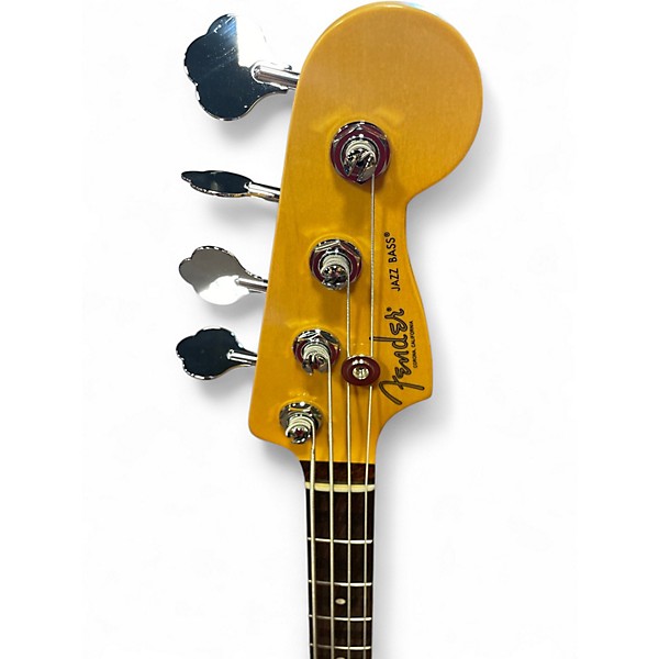 Used Fender American Standard Jazz Bass 3 Color Sunburst Electric Bass Guitar