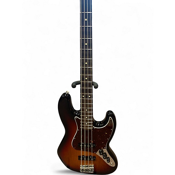Used Fender American Standard Jazz Bass 3 Color Sunburst Electric Bass Guitar