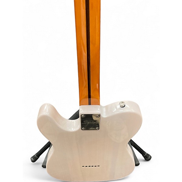 Used Squier Classic Vibe 1950S Telecaster Trans White Solid Body Electric Guitar