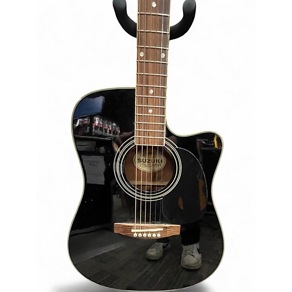 Used Suzuki SUZUKI SDG 35CB Black Acoustic Electric Guitar