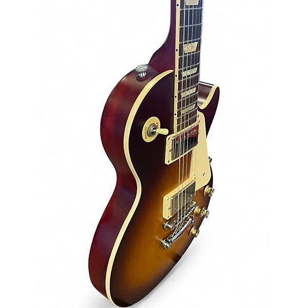 Used Gibson Les Paul Traditional Pro V Satin Top Satin Iced Tea Solid Body Electric Guitar