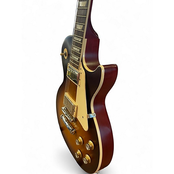 Used Gibson Les Paul Traditional Pro V Satin Top Satin Iced Tea Solid Body Electric Guitar