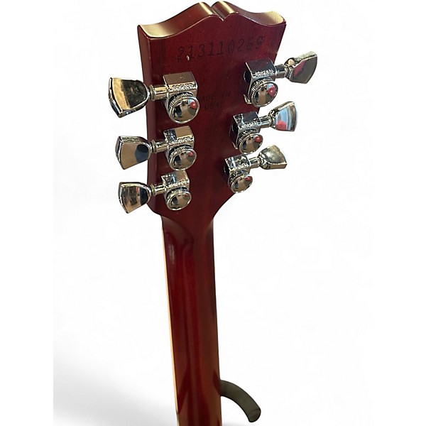 Used Gibson Les Paul Traditional Pro V Satin Top Satin Iced Tea Solid Body Electric Guitar