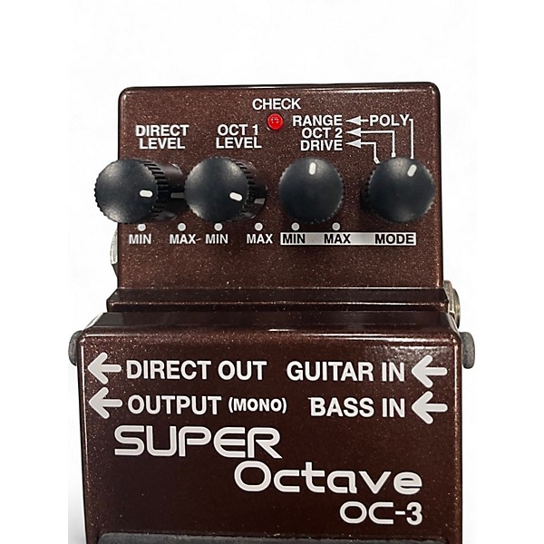 Used BOSS OC3 Super Octave Effect Pedal
