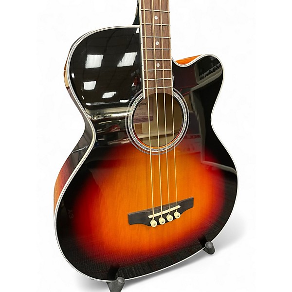 Used Takamine GB72CE Sunburst Acoustic Bass Guitar