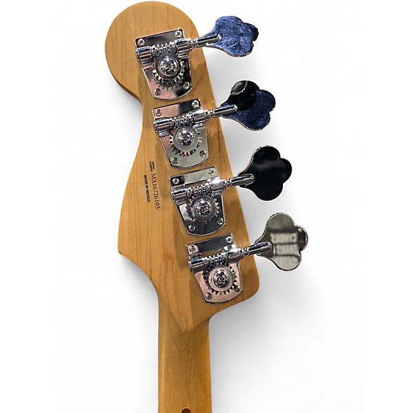 Used Fender Standard Jazz Bass MARINE METALLIC Electric Bass Guitar