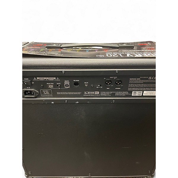 Used Line 6 Spider V 120 1x12 Guitar Combo Amp