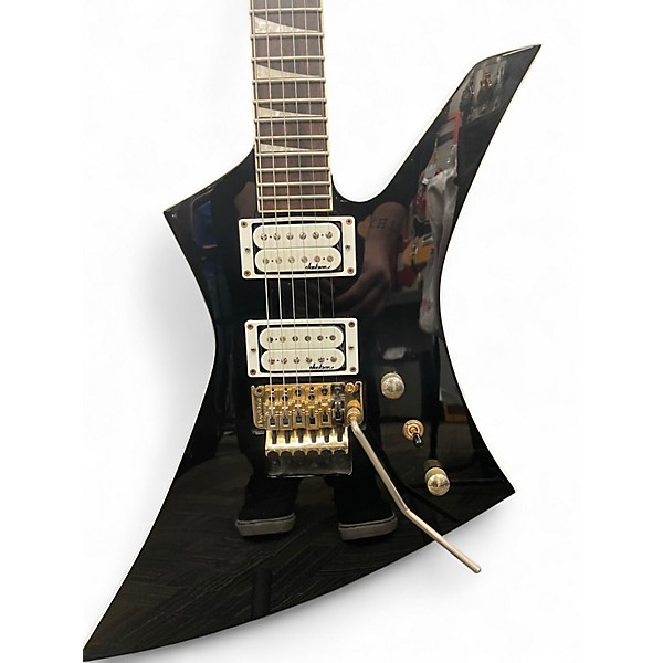 Used Jackson Kelly KEX Black Solid Body Electric Guitar