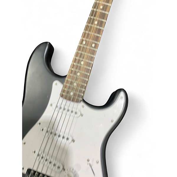 Used Squier STRATOCASTER Flat Black Solid Body Electric Guitar